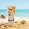 تصویر کرم ضدآفتاب مینرال سراوی SPF 30 | آبرسان، فاقد چربی، مناسب پوست حساس
