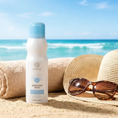 تصویر اسپری ضد آفتاب بی رنگ استیلن SPF50 مدل ULTRA محافظ UVA UVB مناسب برای انواع پوست حجم 180 میلیلیتر