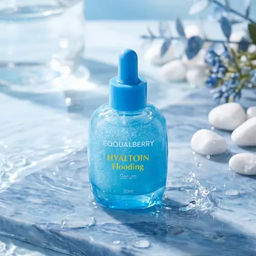 تصویر سرم آبرسان وتسکین دهنده هیالتوئین اکوال بری EQQUALBERRY Hyaltoin Flooding Serum مناسب انواع پوست حجم 30 میلی لیتر