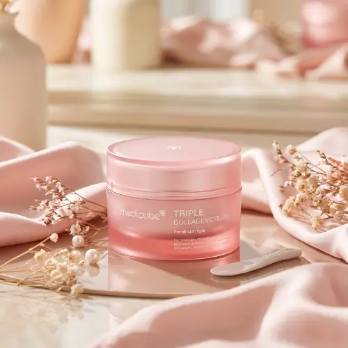 تصویر کرم جوانساز کلاژن تریپل مدیکیوب MEDICUBE TRIPLE COLLAGEN CREAM مناسب انواع پوست حجم50 میلیلیتر