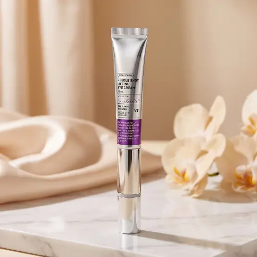 تصویر کرم دور چشم لیفتینگ ریدل شات وی تی کازمتیک VT Cosmetics Reedle Shot Lifting Eye Cream