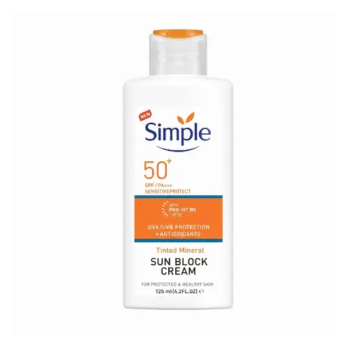 تصویر کرم ضد آفتاب مینرال SPF 50 سیمپل