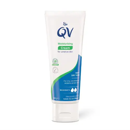 کرم مرطوب کننده کیو وی مدل Sensitive Skin